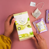 THE VEDAS Cacao Rose Ashwagandha Tea | Caffeine free Herbal Tea | Biodegradable Cotton Teabags | 20 Tea Bags(Pack of 1)