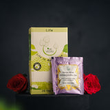 THE VEDAS Cacao Rose Ashwagandha Tea | Caffeine free Herbal Tea | Biodegradable Cotton Teabags | 20 Tea Bags(Pack of 1)
