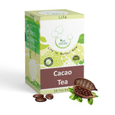 THE VEDAS CACAO TEA | Caffeine Free Herbal Tea | Biodegradable Cotton Teabags | Vegan Chocolate Seed Husks |20 Tea Bags(Pack of 1)