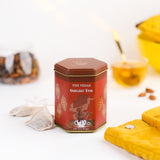 The Vedas Cacao Tea Tin | 20 Hand Stitched Cotton teabags