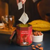 The Vedas Cacao Tea Tin | 20 Hand Stitched Cotton teabags