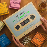 The Vedas Tea Cassettes, 12 Different Flavours, 4 units each, 48 hand stitched cotton teabags