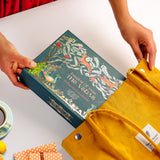 The Vedas Assorted tea sampler gift | 10 Exotic flavours | Premium Hand stitched cotton teabags of 8 different flavours along with Indian masala chai and Matcha tea | Tea sampler gift set box | Tea assortment box | Tea sets for women gift