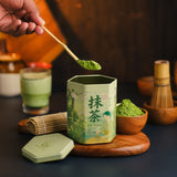 The Vedas Premium Ceremonial Grade Matcha Tea crafted by Hamayen Vikshuva(ハマーン・ヴィクシュヴァ) | from Uji Kyoto | 50 grams