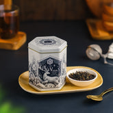 The Vedas Twilight Leaves Balack tea tin | Premium quality Darjeeling Black tea, English Breakfast tea, Loose leaf tea