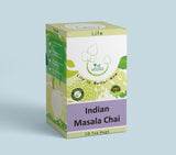 The Vedas Indian Masala Chai, made from Premium CTC Black Tea, Herbs and Spices | Biodegradable Cotton Teabags | 20 Teabags | Pack of 1