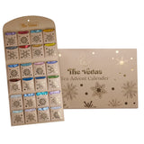 THE VEDAS Advent Calendar of Teas 2026 | 24 Handstitched Cotton Teabags | 24 Different Flavours | A Lucky Draw Inside | Advent Calendar for Adults | Gifts for Men/Women | With Tea Ritual Booklet