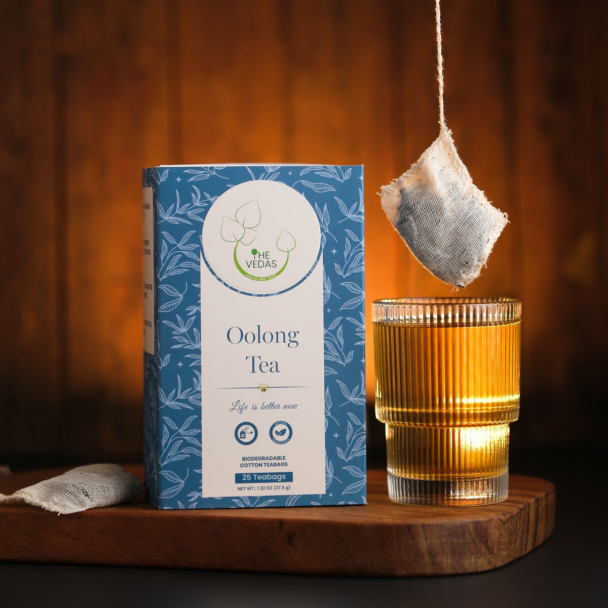 The Vedas Oolong Tea | Pack of 25 | Premium quality 2nd Flush whole Leaf  Oolong tea