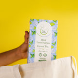 The Vedas Mint Lemongrass Green tea, Made With Exotic Malwa Mint, Lemongrass and Darjeeling Green tea Pack of 25