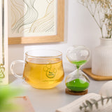 The Vedas Tea Chest Volume 2 | Premium Gift Set containing Glassmug with Infuser and Lid, Premium Black Tea Tin Caddy, Snadclock Timer, Coaster, and The Book of Tea | 100 Cups of teas