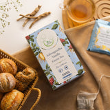 THE VEDAS Ashwagandha Vanilla Green Tea |  Green Tea | Biodegradable Cotton Teabags | 20 Tea Bags(Pack of 1)