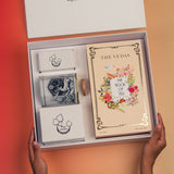 The Vedas Tea Chest Volume 2 | Premium Gift Set containing Glassmug with Infuser and Lid, Premium Black Tea Tin Caddy, Snadclock Timer, Coaster, and The Book of Tea | 100 Cups of teas