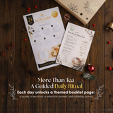 THE VEDAS Advent Calendar of Teas 2026 | 24 Handstitched Cotton Teabags | 24 Different Flavours | A Lucky Draw Inside | Advent Calendar for Adults | Gifts for Men/Women | With Tea Ritual Booklet
