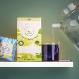 THE VEDAS Blue Ocean Tea | Herbal Tea | Biodegradable Cotton Teabags | Caffeine Free Tea |  20 Tea Bags(Pack of 1)